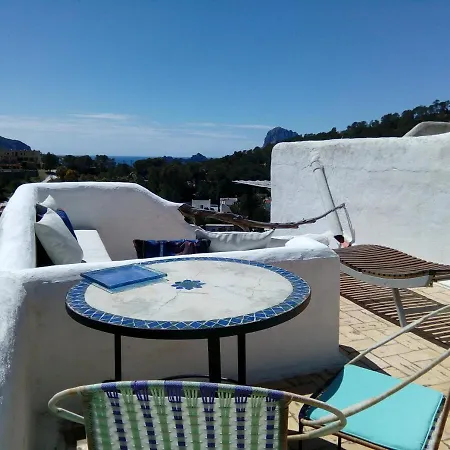 Ibiza Style Views From Terraces 1-bed House Holiday home Sant Josep de sa Talaia